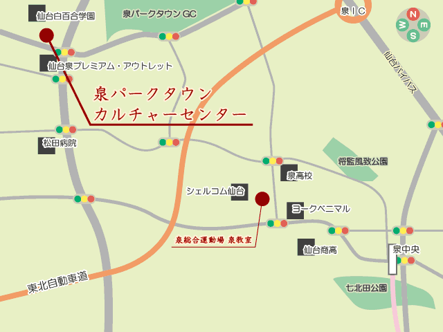 合気道 神武錬成塾 泉パークタウンカルチャーセンター地図